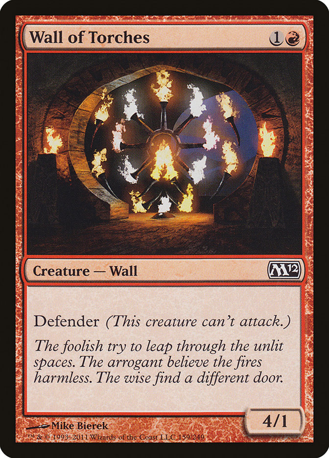 Wall of Torches [Magic 2012] | North Valley Games