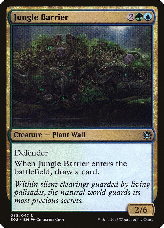 Jungle Barrier [Explorers of Ixalan] | North Valley Games