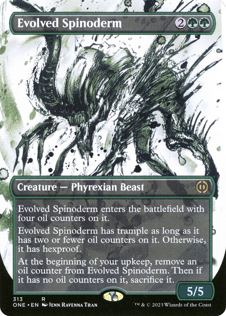 Evolved Spinoderm (Borderless Ichor) [Phyrexia: All Will Be One] | North Valley Games