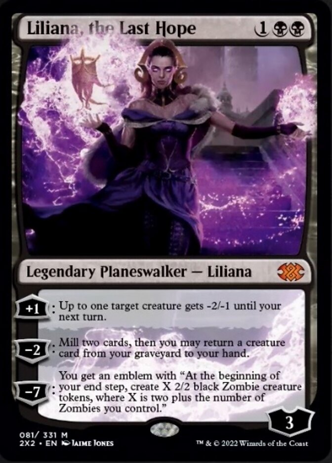 Liliana, the Last Hope [Double Masters 2022] | North Valley Games