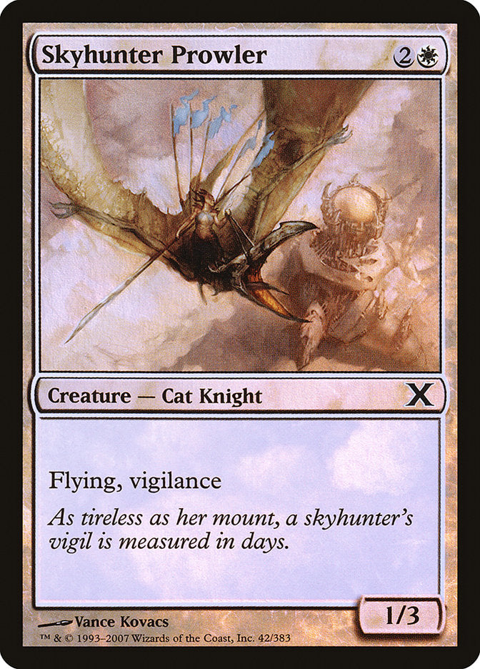 Skyhunter Prowler (Premium Foil) [Tenth Edition] | North Valley Games