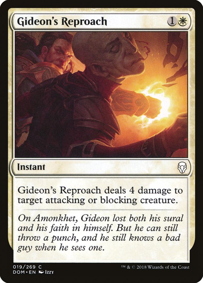 Gideon's Reproach [Dominaria] | North Valley Games