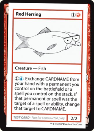 Red Herring (2021 Edition) [Mystery Booster Playtest Cards] | North Valley Games