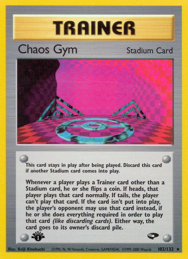 Chaos Gym (102/132) [Gym Challenge 1st Edition] | North Valley Games