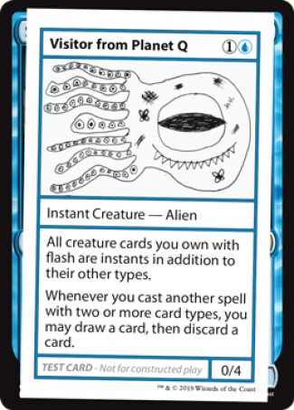 Visitor from Planet Q (2021 Edition) [Mystery Booster Playtest Cards] | North Valley Games