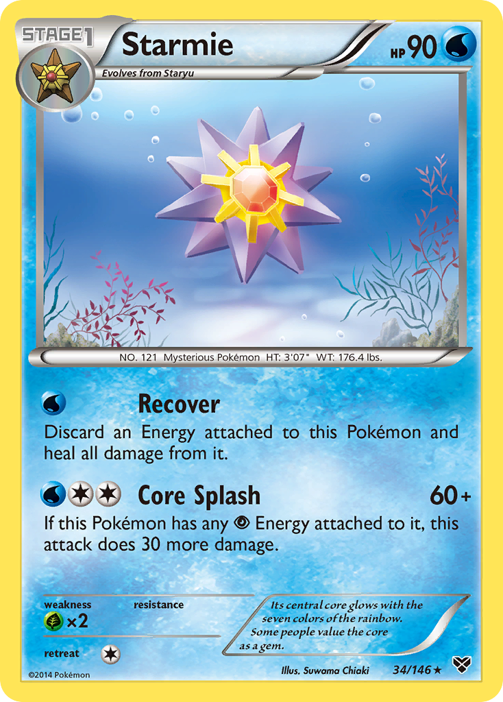 Starmie (34/146) [XY: Base Set] | North Valley Games