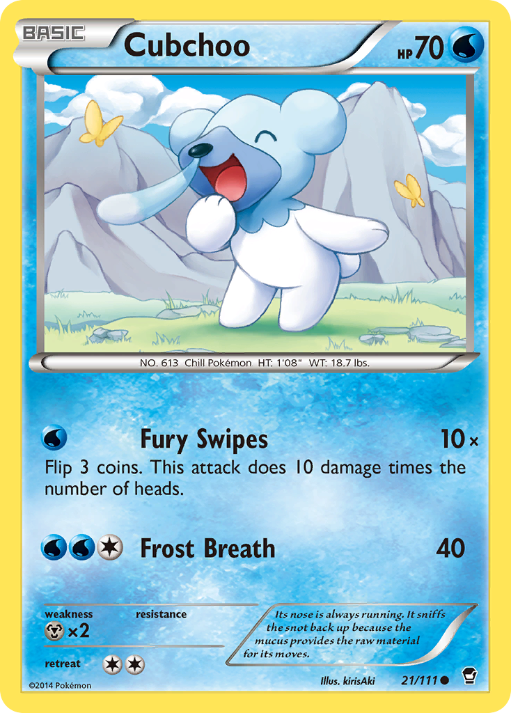 Cubchoo (21/111) [XY: Furious Fists] | North Valley Games
