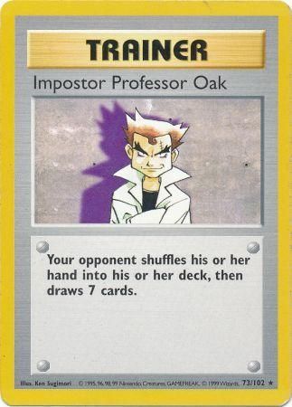 Impostor Professor Oak (73/102) [Base Set Shadowless Unlimited] | North Valley Games