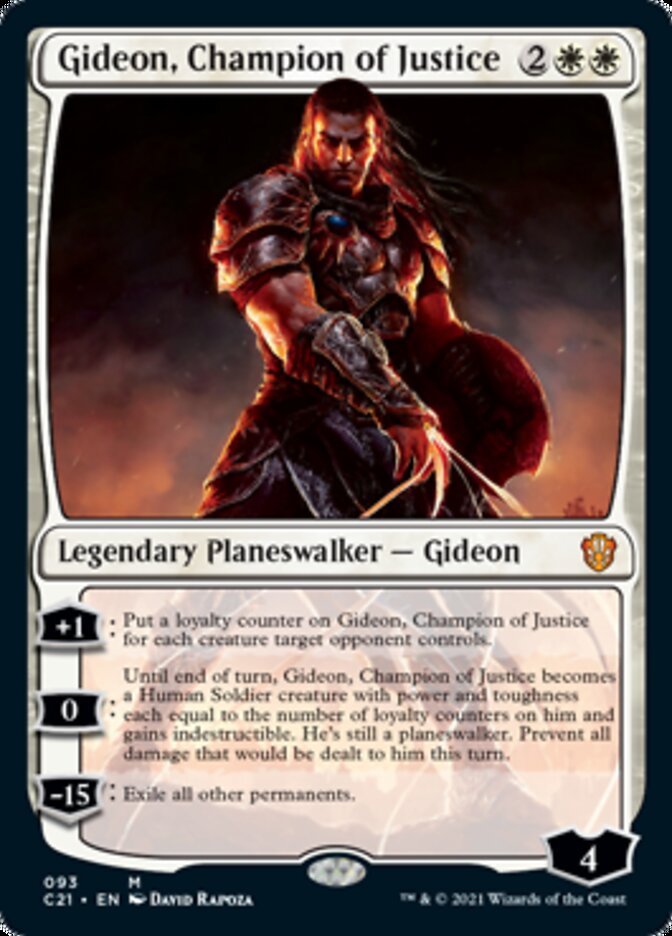 Gideon, Champion of Justice [Commander 2021] | North Valley Games
