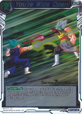 You're Wide Open! (BT7-047_PR) [Assault of the Saiyans Prerelease Promos] | North Valley Games
