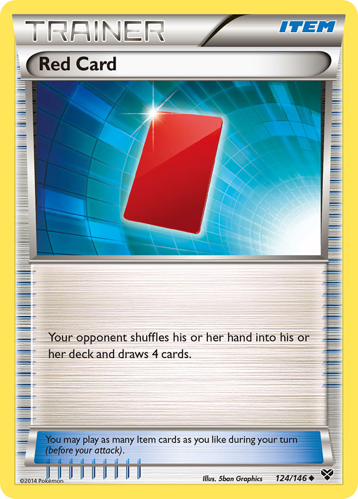 Red Card (124/146) [XY: Base Set] | North Valley Games