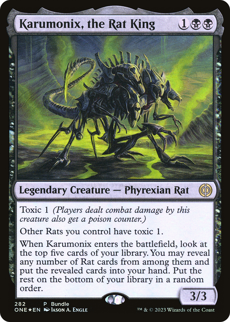 Karumonix, the Rat King (Bundle) [Phyrexia: All Will Be One] | North Valley Games