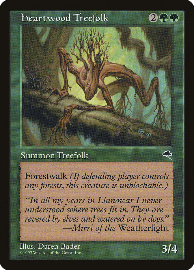 Heartwood Treefolk [Tempest] | North Valley Games