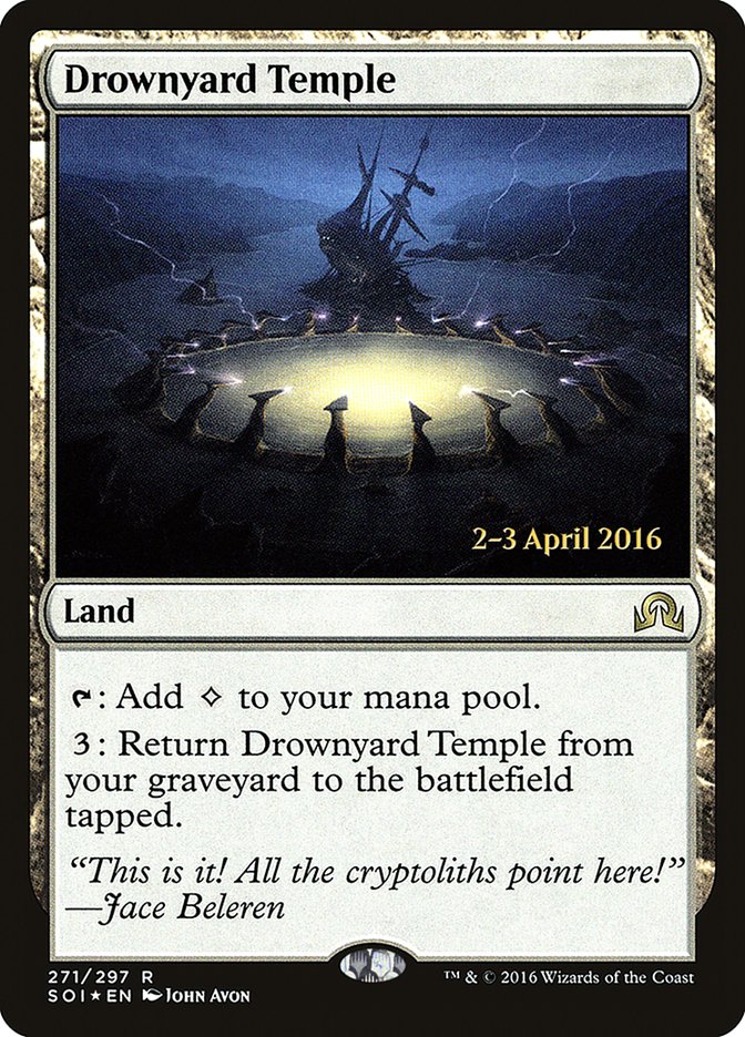 Drownyard Temple [Shadows over Innistrad Prerelease Promos] | North Valley Games