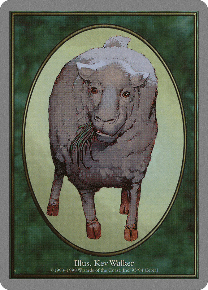 Sheep Token [Unglued Tokens] | North Valley Games