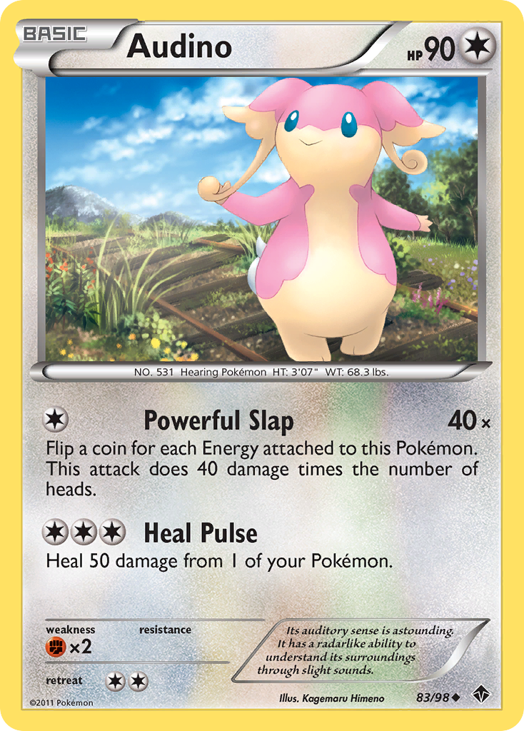 Audino (83/98) [Black & White: Emerging Powers] | North Valley Games