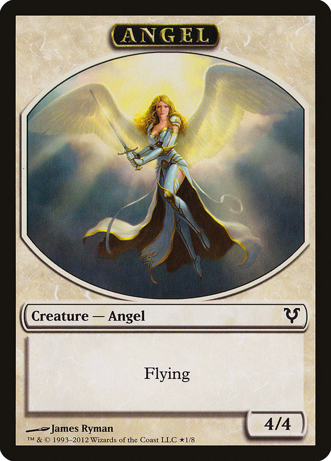 Angel // Demon Double-Sided Token [Open the Helvault] | North Valley Games