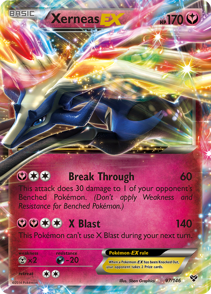 Xerneas EX (97/146) [XY: Base Set] | North Valley Games