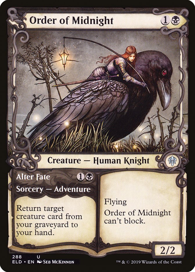 Order of Midnight // Alter Fate (Showcase) [Throne of Eldraine] | North Valley Games