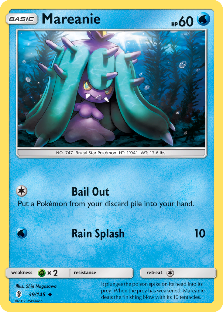 Mareanie (39/145) [Sun & Moon: Guardians Rising] | North Valley Games