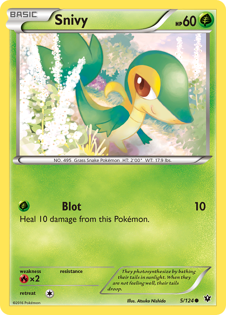 Snivy (5/124) [XY: Fates Collide] | North Valley Games