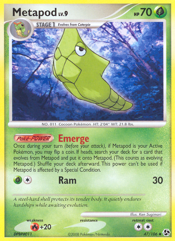Metapod (47/106) [Diamond & Pearl: Great Encounters] | North Valley Games