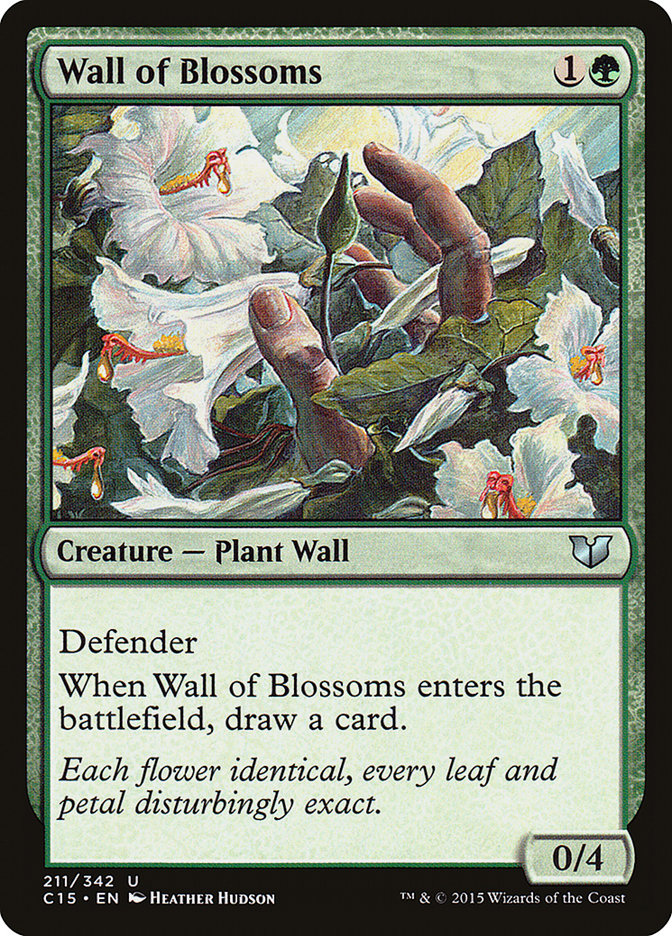 Wall of Blossoms [Commander 2015] | North Valley Games