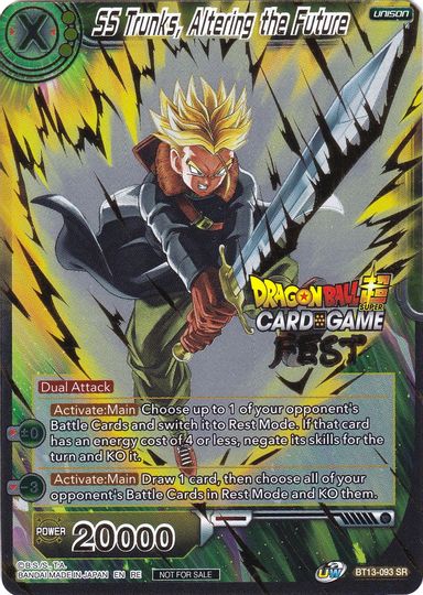 SS Trunks, Altering the Future (Card Game Fest 2022) (BT13-093) [Tournament Promotion Cards] | North Valley Games