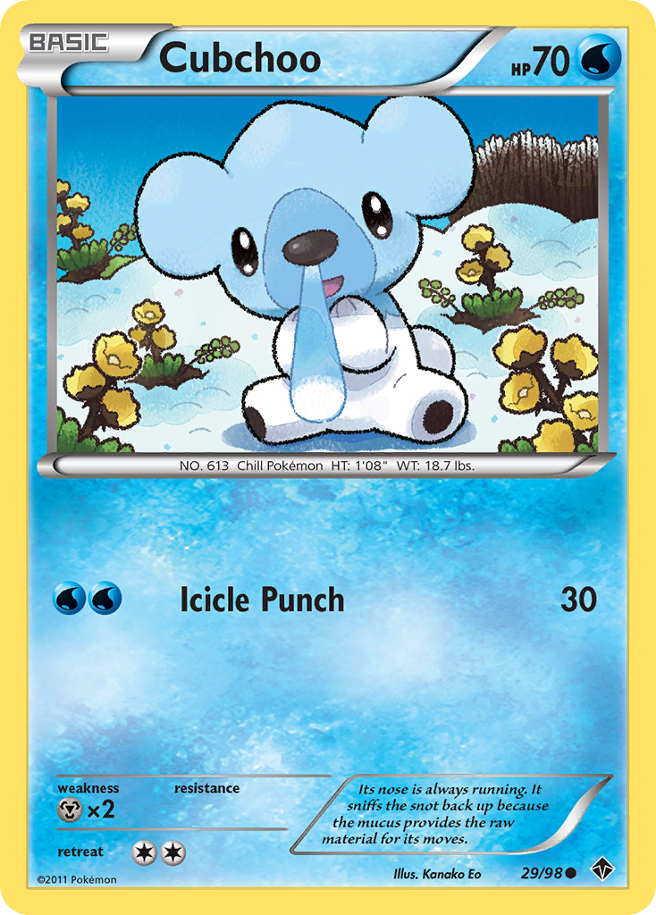 Cubchoo (29/98) [Black & White: Emerging Powers] | North Valley Games