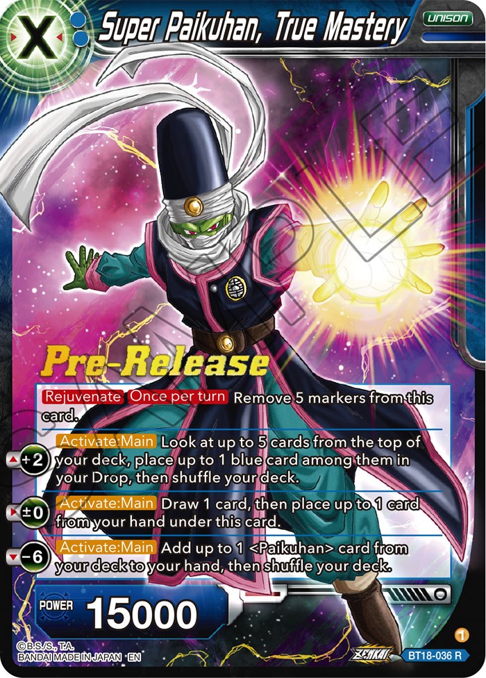 Super Paikuhan, True Master (BT18-036) [Dawn of the Z-Legends Prerelease Promos] | North Valley Games