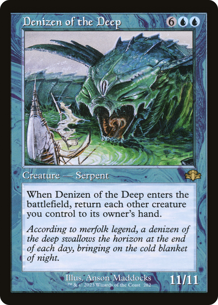 Denizen of the Deep (Retro) [Dominaria Remastered] | North Valley Games