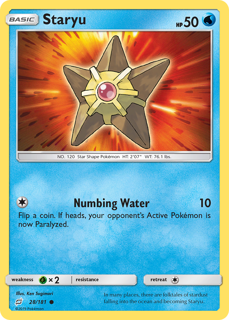 Staryu (28/181) [Sun & Moon: Team Up] | North Valley Games