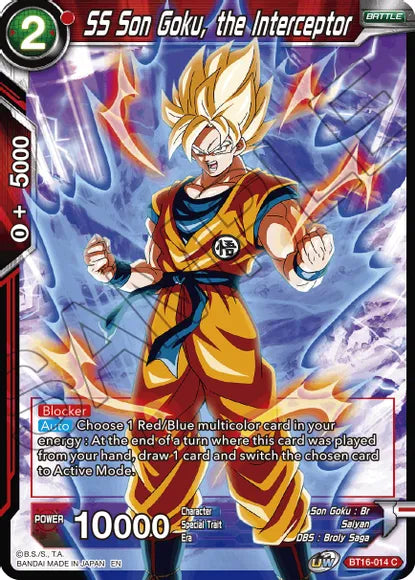 SS Son Goku, the Interceptor (BT16-014) [Realm of the Gods] | North Valley Games
