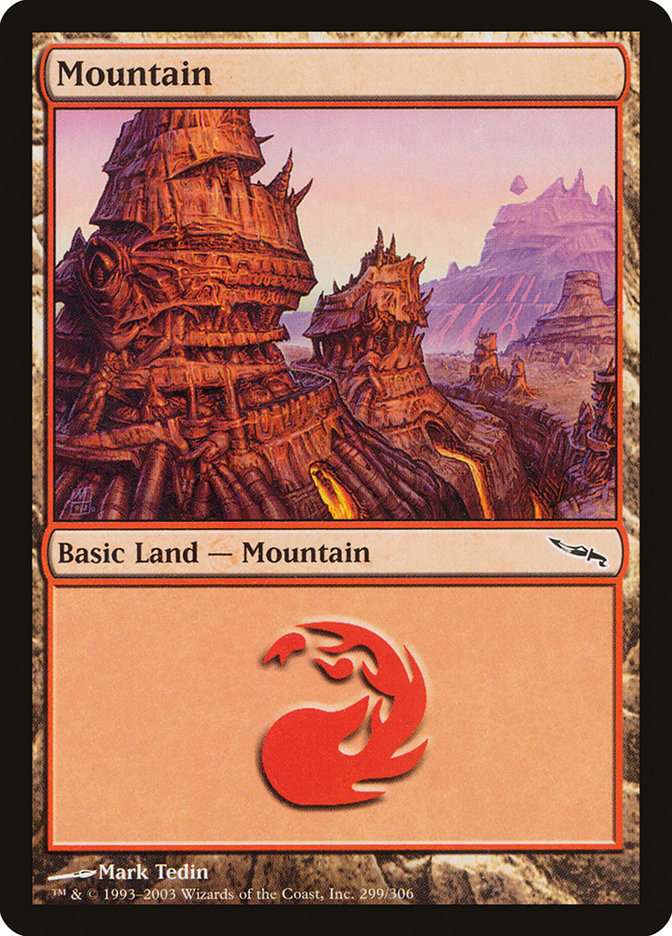 Mountain (299) [Mirrodin] | North Valley Games