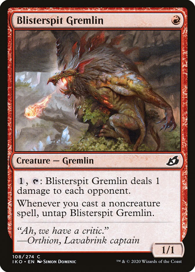 Blisterspit Gremlin [Ikoria: Lair of Behemoths] | North Valley Games