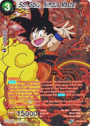 Son Goku, Nimbus Master (DB3-003) [Collector's Selection Vol. 2] | North Valley Games