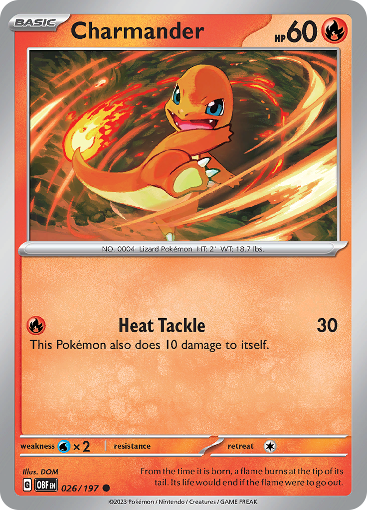 Charmander (026/197) [Scarlet & Violet: Obsidian Flames] | North Valley Games