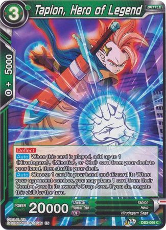 Tapion, Hero of Legend (DB3-066) [Giant Force] | North Valley Games