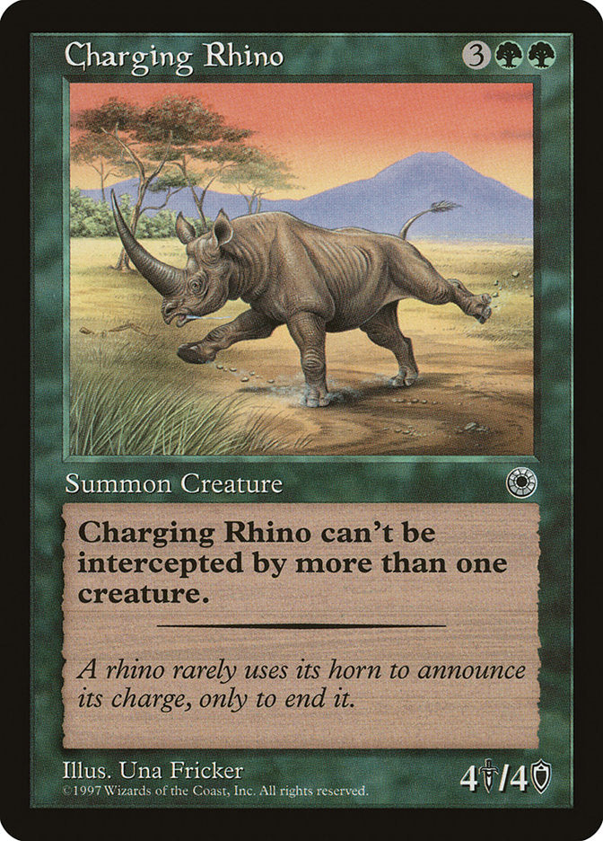 Charging Rhino [Portal] | North Valley Games
