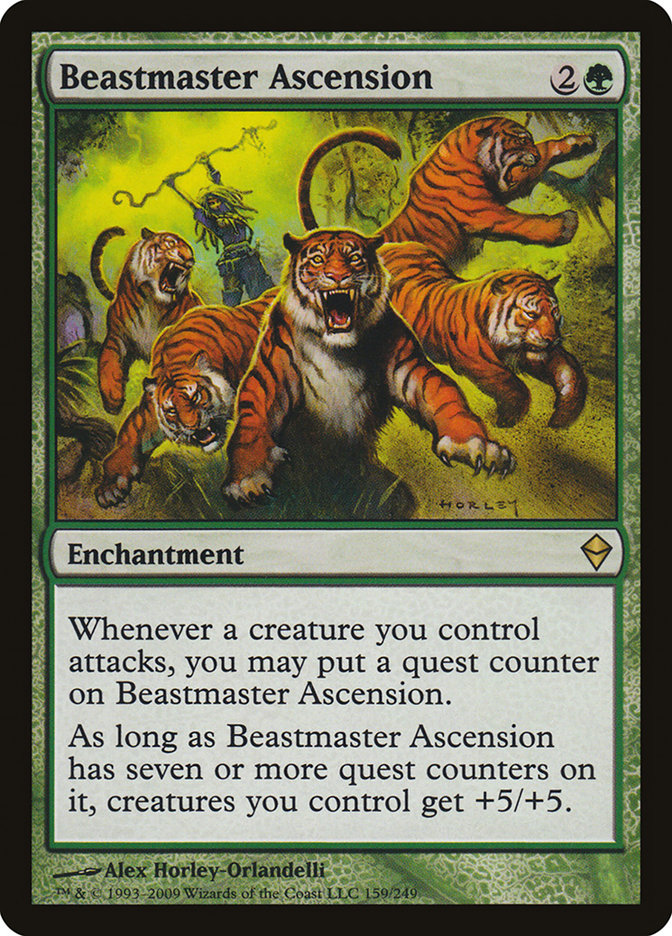 Beastmaster Ascension [Zendikar] | North Valley Games