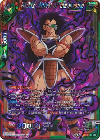 Raditz, Arrival of the Invader (BT8-105) [Malicious Machinations] | North Valley Games