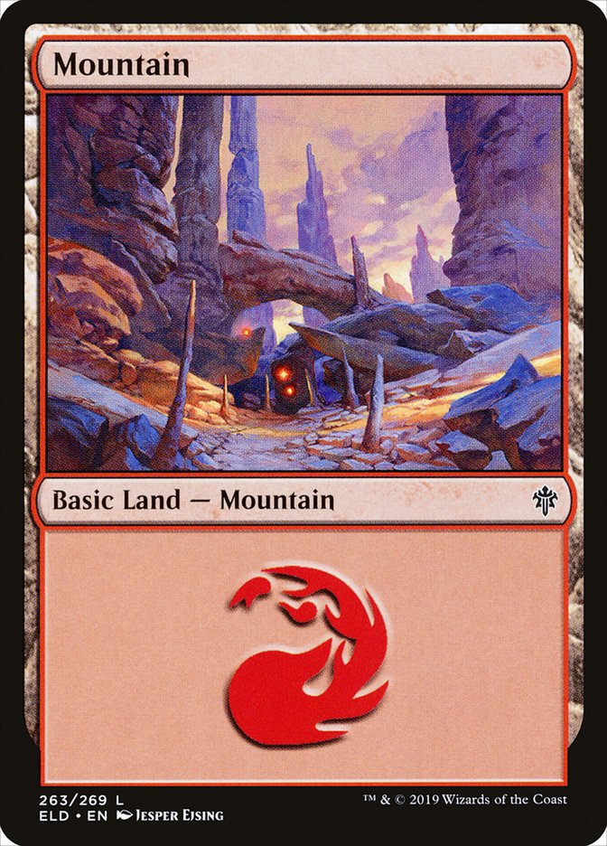 Mountain (263) [Throne of Eldraine] | North Valley Games