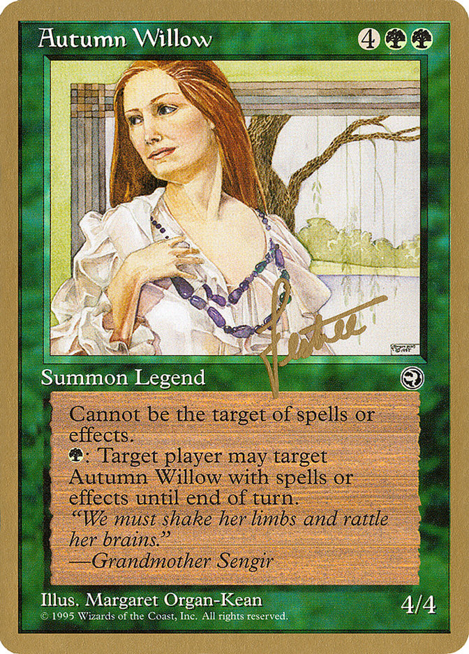Autumn Willow (Bertrand Lestree) [Pro Tour Collector Set] | North Valley Games