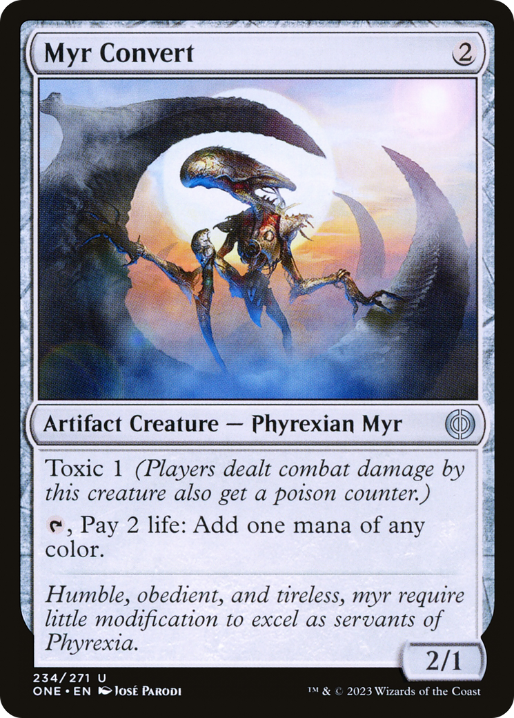 Myr Convert [Phyrexia: All Will Be One] | North Valley Games