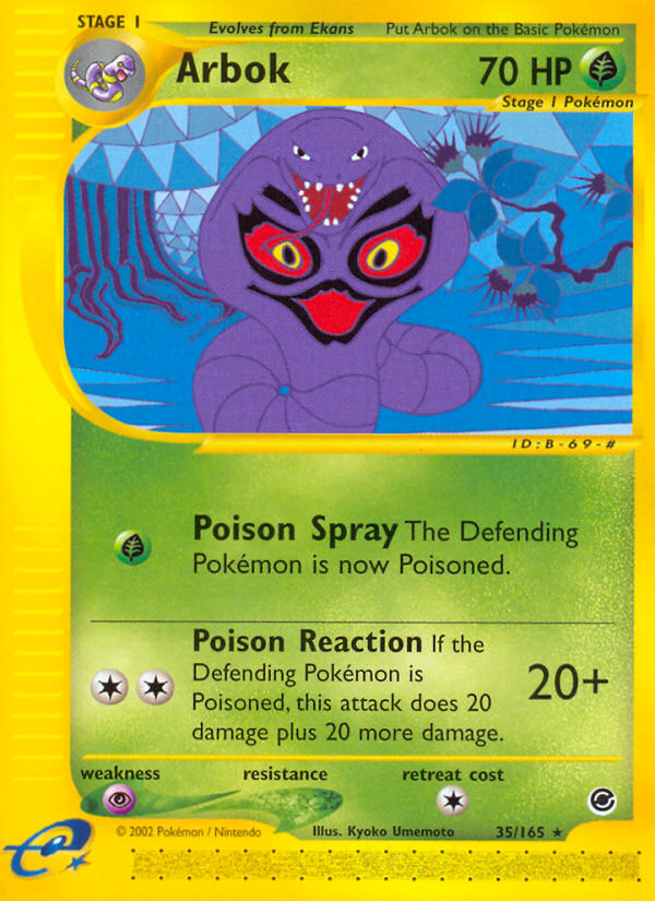 Arbok (35/165) [Expedition: Base Set] | North Valley Games