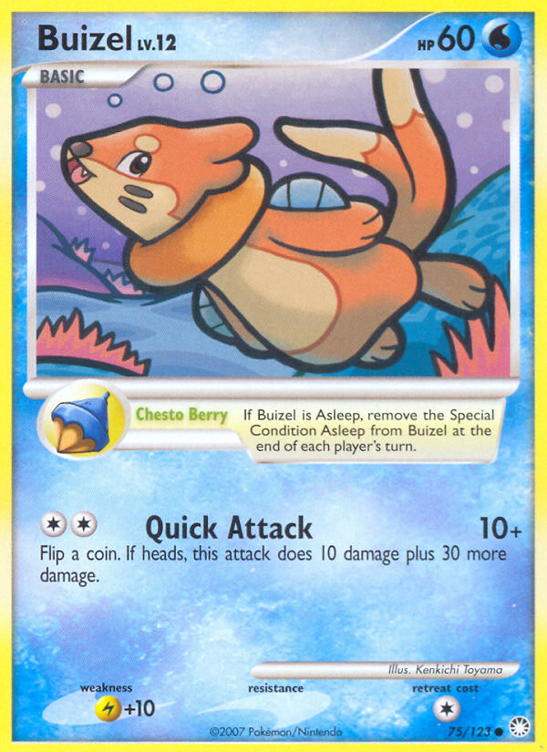 Buizel (75/123) [Diamond & Pearl: Mysterious Treasures] | North Valley Games