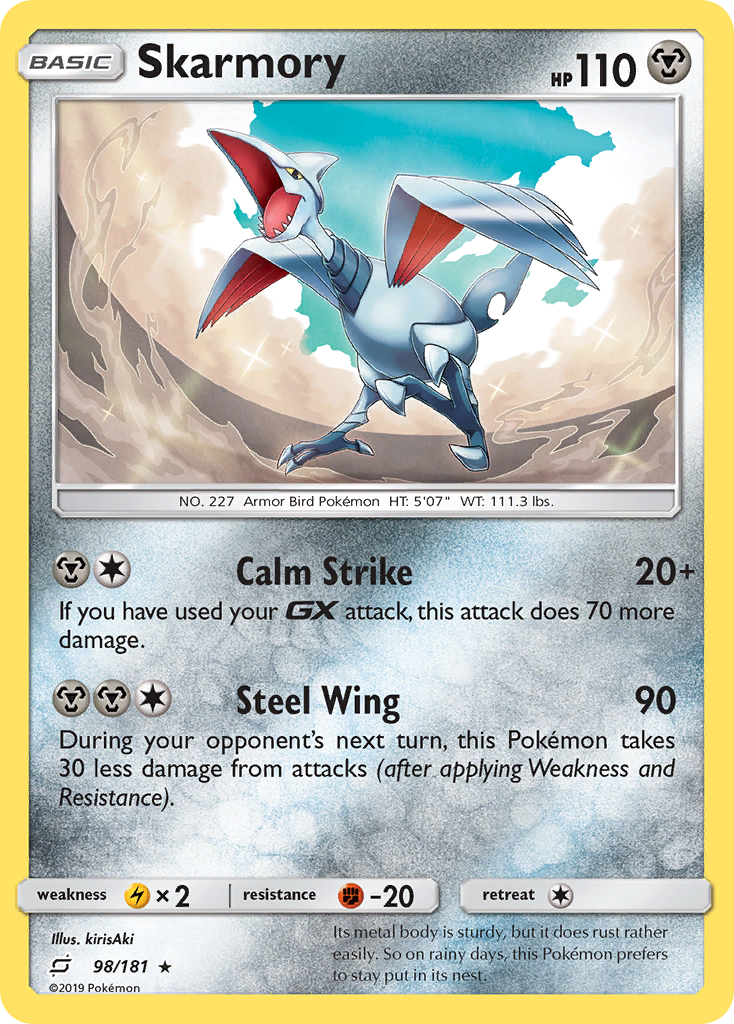 Skarmory (98/181) [Sun & Moon: Team Up] | North Valley Games