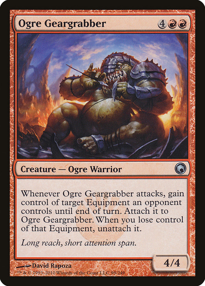 Ogre Geargrabber [Scars of Mirrodin] | North Valley Games