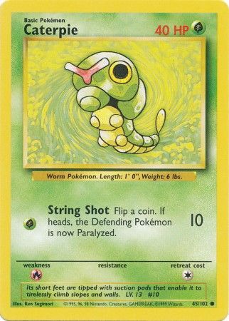 Caterpie (45/102) [Base Set Unlimited] | North Valley Games