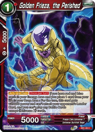 Golden Frieza, the Perished (EB1-08) [Battle Evolution Booster] | North Valley Games